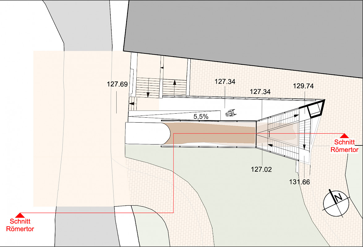Grundriss Zugang Coulinstraße