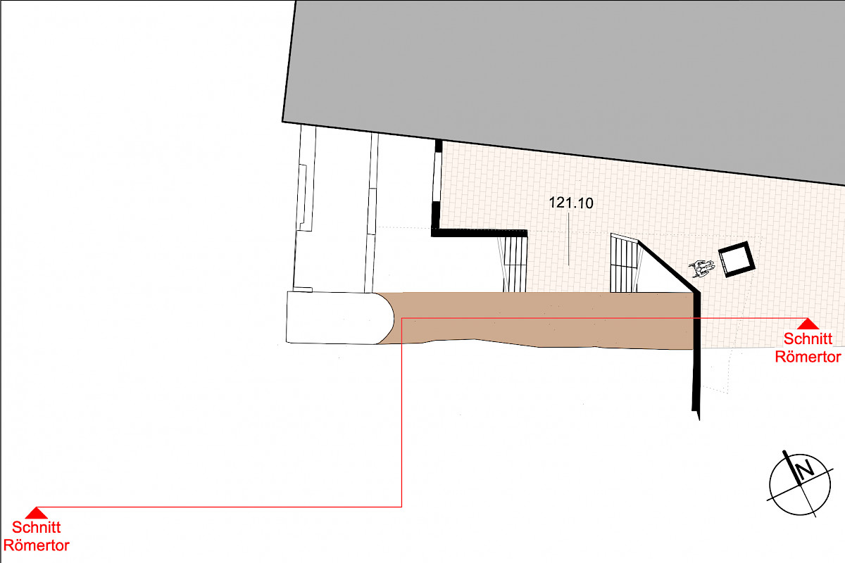 Grundriss Zugang Innenstadt