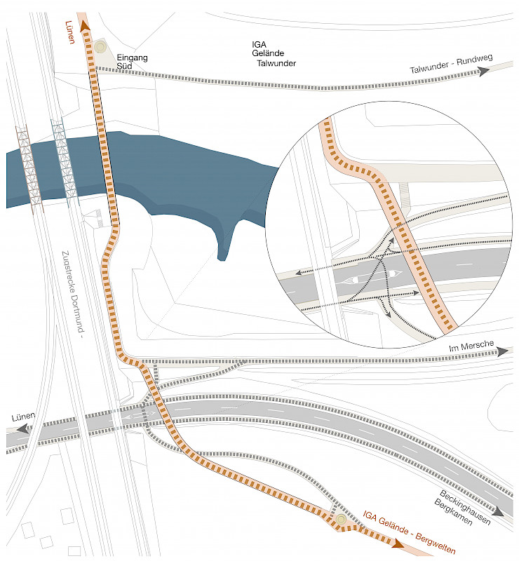 Pikto Verkehrswege © Leonhardt, Andrä und Partner Beratende Ingenieure VBI AG / SCHOYERER ARCHITEKTEN_SYRA