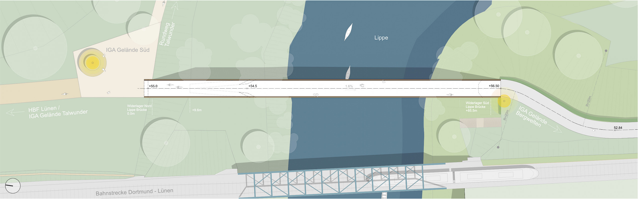 Grundriss Lippesprung © Leonhardt, Andrä und Partner Beratende Ingenieure VBI AG / SCHOYERER ARCHITEKTEN_SYRA