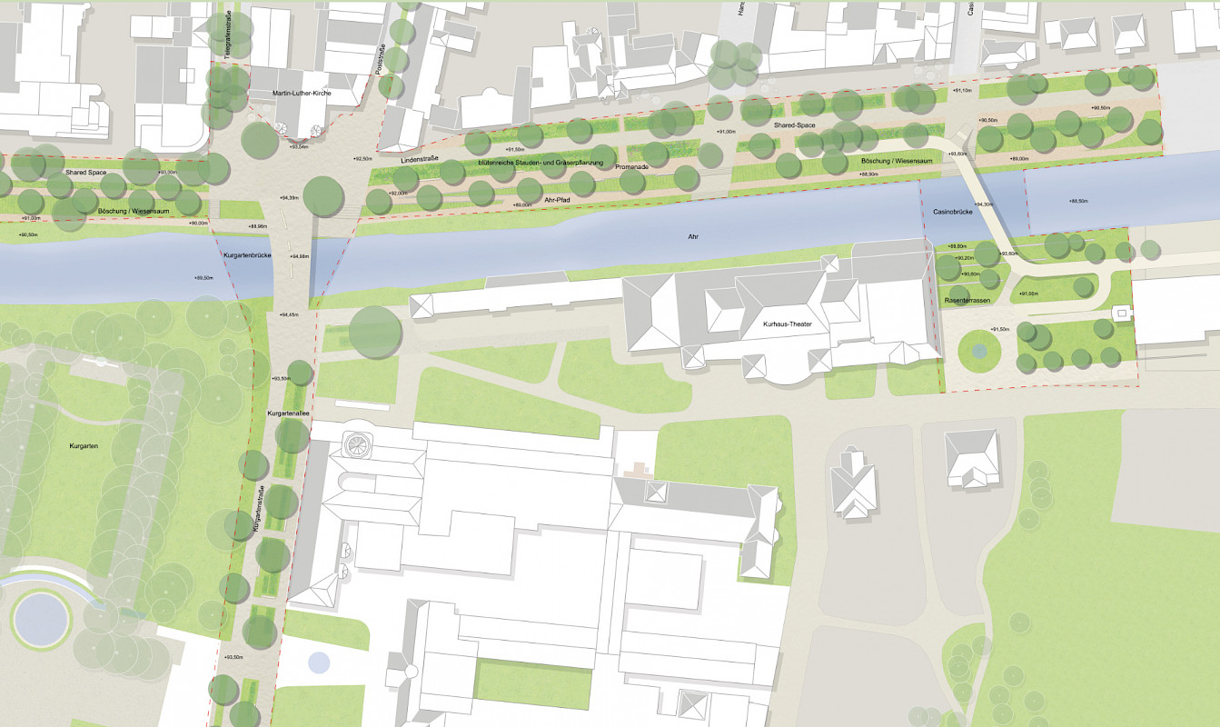 Lageplan, © BIERBAUM.AICHELE.landschaftsarchitekten