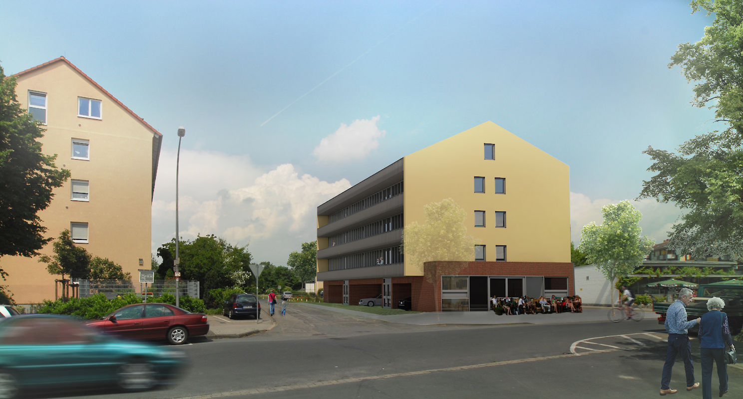 Blick aus der Essener Straße