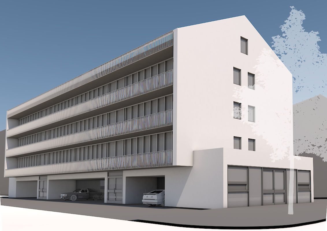 Blick von Georg-Treber-Straße