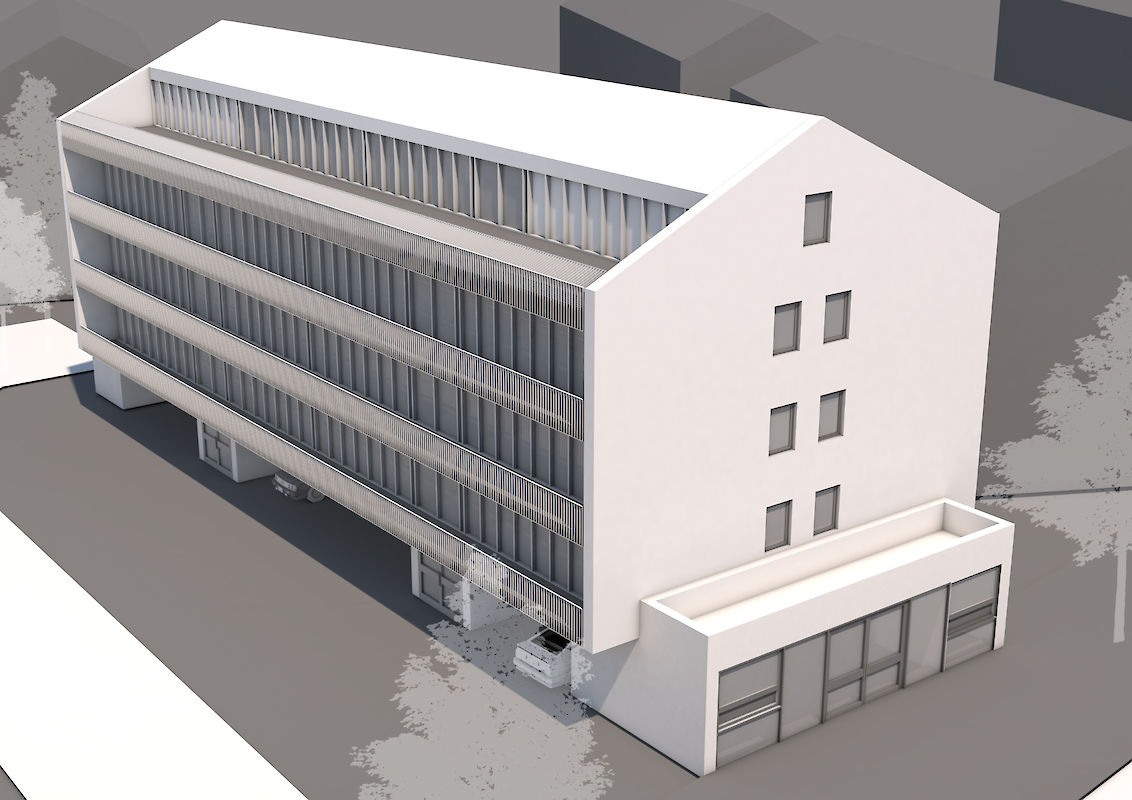 Vogelperspektive von Süden