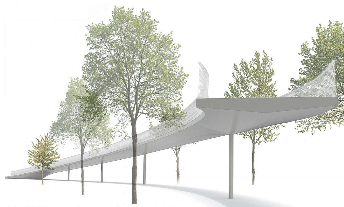 Teilschnitt, © Leonhardt, Andrä und Partner Beratende Ingenieure VBI AG / SCHOYERER ARCHITEKTEN_SYRA / BIERBAUM.AICHELE.landschaftsarchitekten