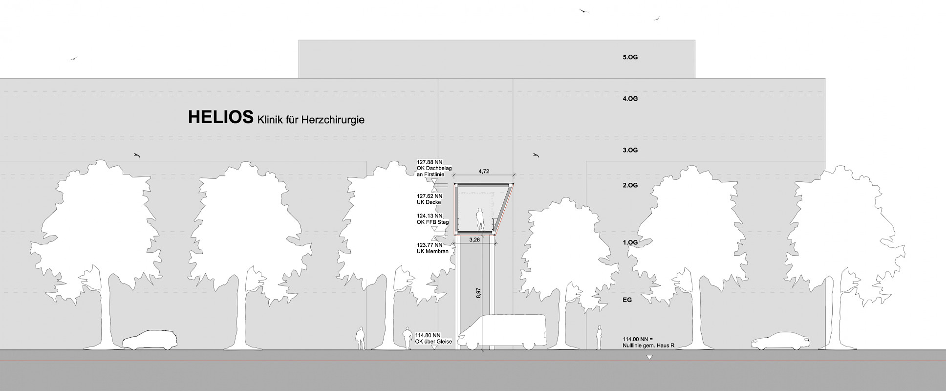 Querschnitt 2 © Leonhardt, Andrä und Partner Beratende Ingenieure VBI AG / SCHOYERER ARCHITEKTEN_SYRA